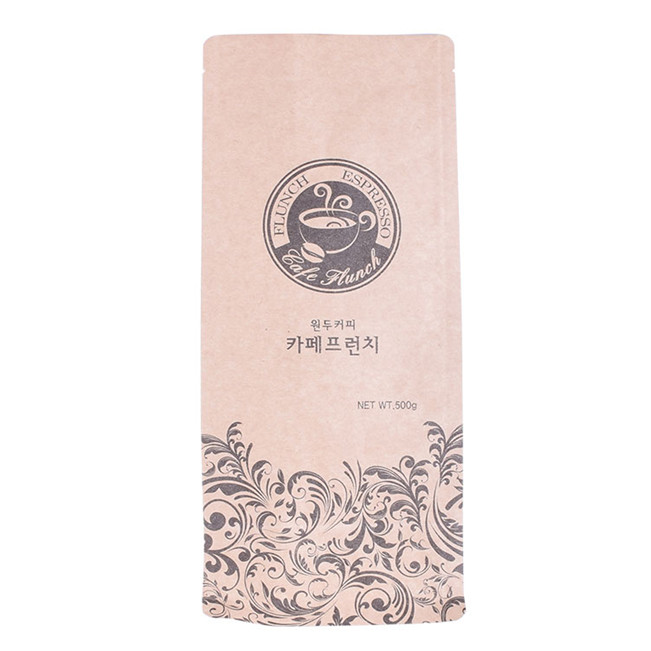Machine d'étanchéité de la chaleur avec les sacs de café encoche de 12 oz Sacs de rangement de grains de café en gros