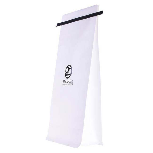 Sacs en feuille laminés sacs de joint à feu inférieur pliés pour échantillons Sacs de café Walmart Paper Coffee Sacs en gros