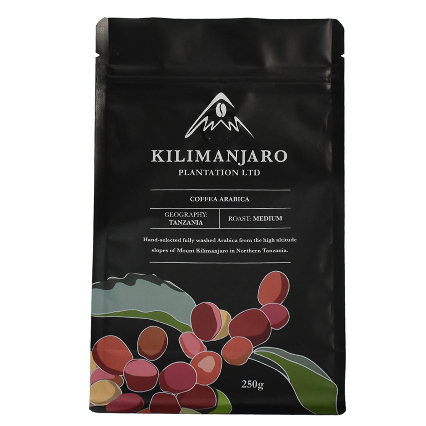 Compostable Biodégradable Stamping Bags Cellulophane Bio Compostable Packaging Specialty Coffee Bags