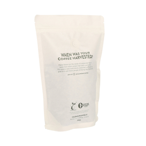 Sacs à fond plat compostables à 100% pour les emballages à café Atteindre le carbone net zéro