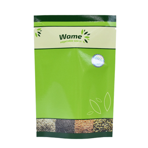Fourniture d'usine compostable stand up graines de légumes Emballage des sacs en plastique