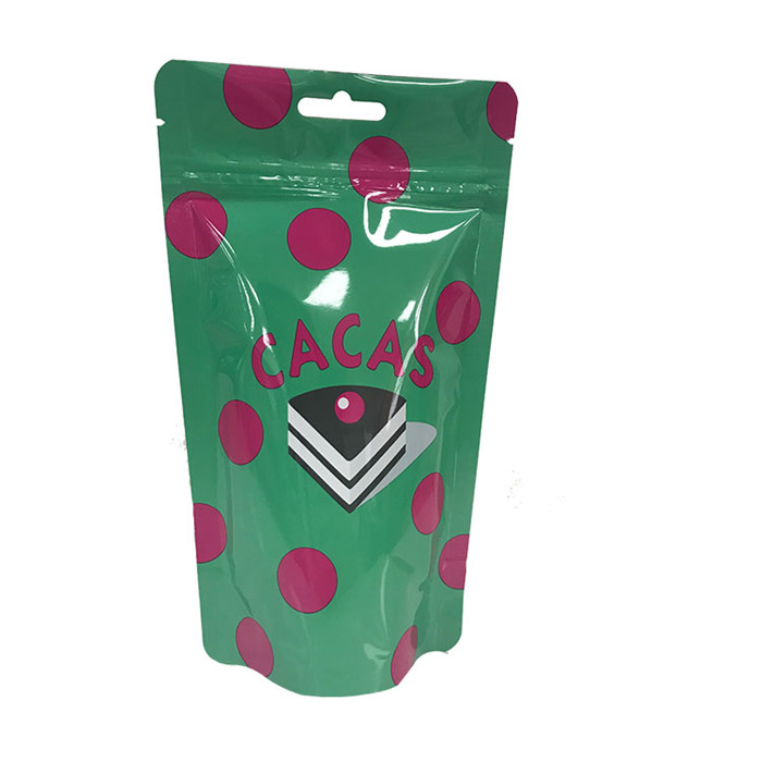 Sac d'emballage de bonbons d'emballage flexible avec plastique zip