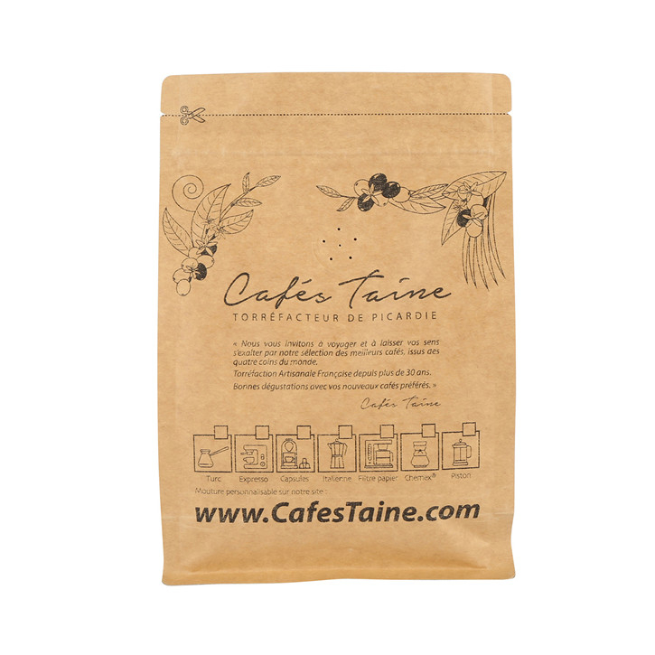 FSC Certified Sale Top Quality Quality BioDedable Custom Imprimé Imprimé Pouche à glissière