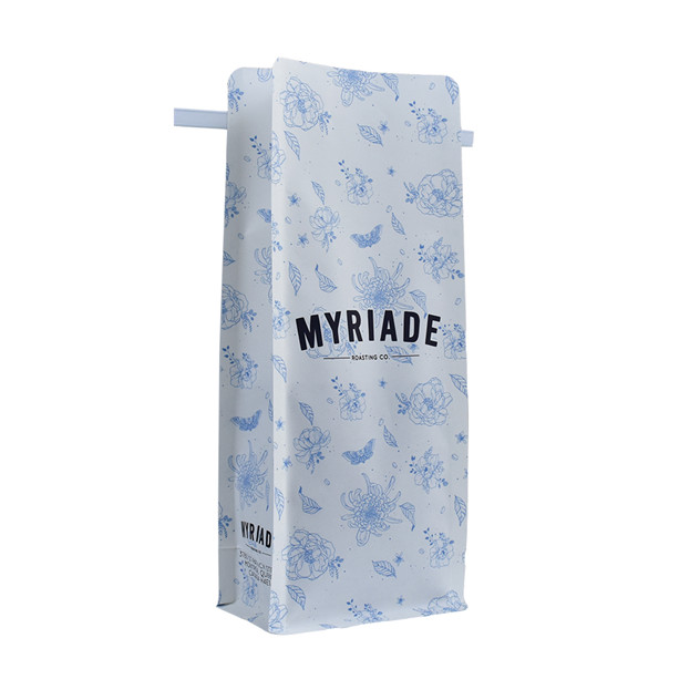 Sac en papier supérieur de haute qualité sur mesure pour emballage alimentaire avec encoche de larme