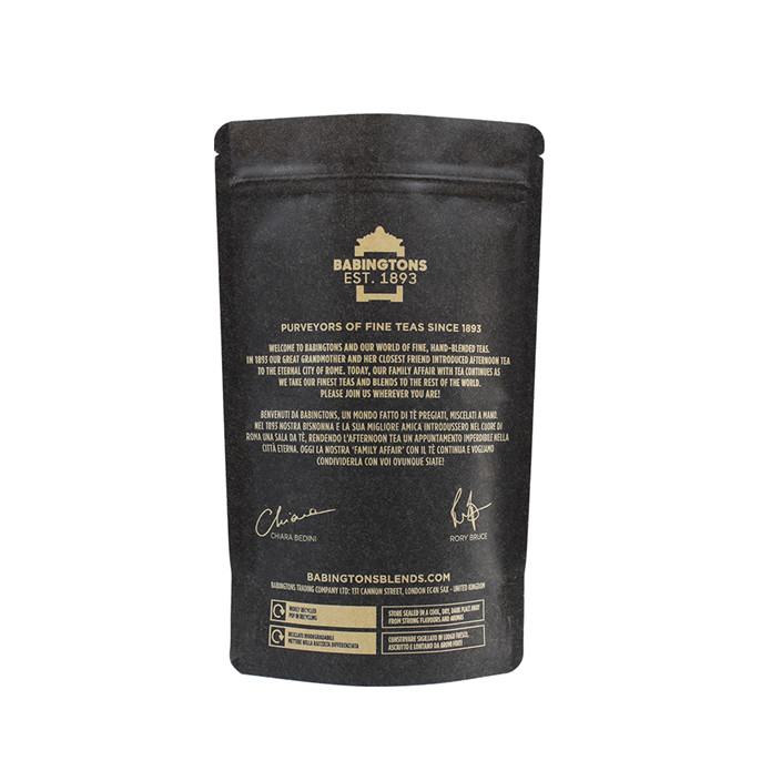 Conception personnalisée de la poche de thé écologique d'emballage durable avec logo