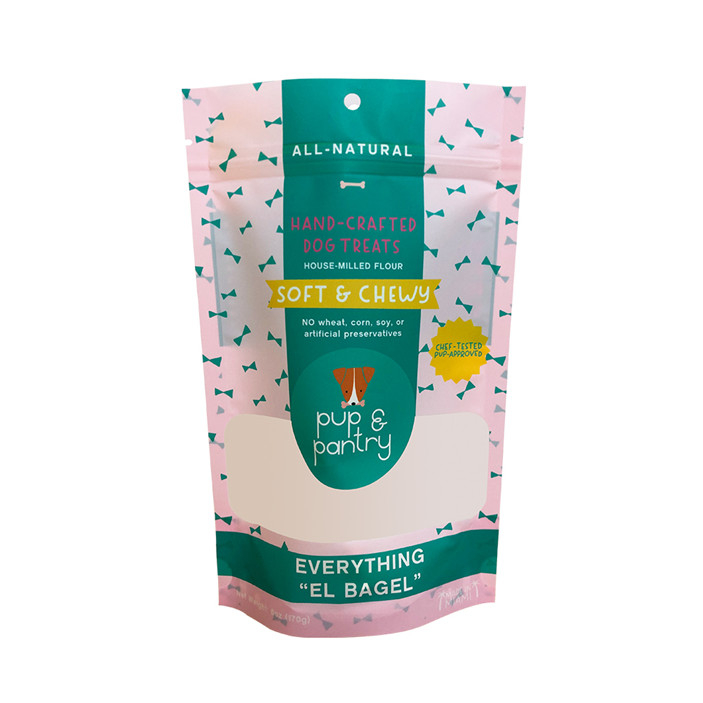 Standup Dog Food Emballage Eco Friendly Biodegradable Emballage Pouche de nourriture pour animaux de compagnie avec fermeture éclair