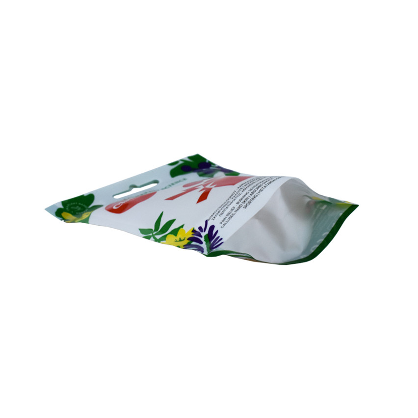 Compostable biodégradable personnalisé imprimé stand up foot casse sachet en gros