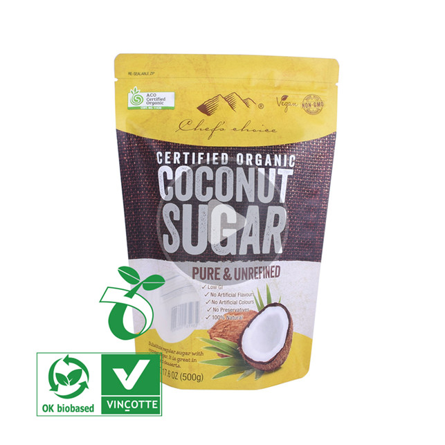 Sac de poudre nutritionnelle recyclable de 400g debout