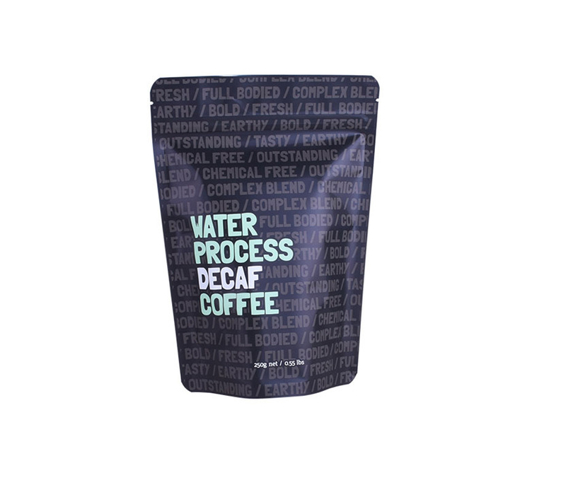 Eco Friendly Stand Up Krafpt Paper Coffee Bags
