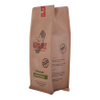 Sac de café d'amidon de maïs compostable écologique Kraft Wholesale