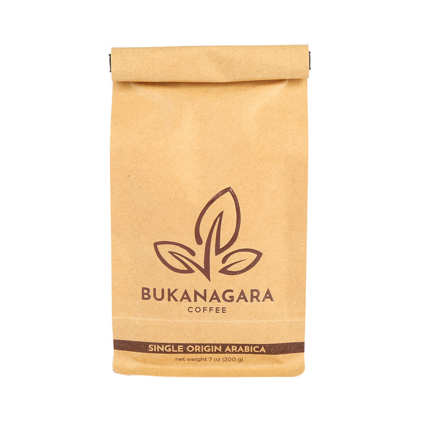 Sac à café compostable à la maison à imprimerie à la maison avec cravate en étain