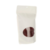 Sacs d'emballage refermables en kraft blanc de 8 onces