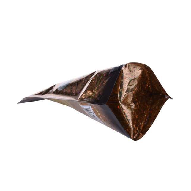 Sac à fermeture à glissière en emballage en plastique pour collation avec finition au laser