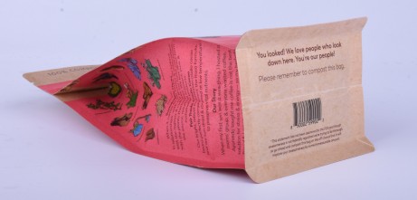 Bodegradable ziplock box inférieur de café de café d'emballage en papier d'emballage de la Chine