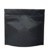 100% recyclable de haute qualité Matte Noir Zip Lock Stand Up Socches Café / Sac de nourriture