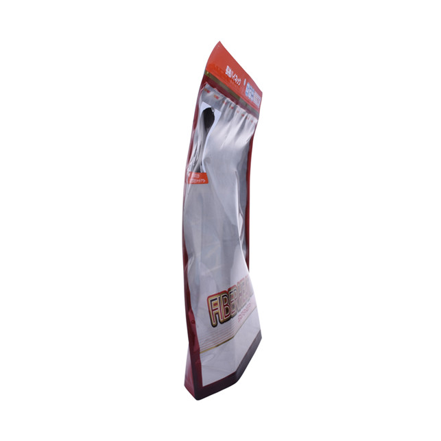Emballage biosourcé Sachet plat laminé PLA avec fermeture éclair