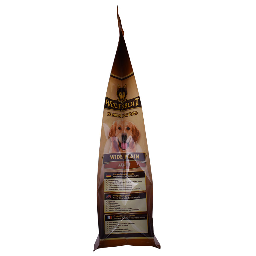 Fournisseurs de sachets de friandises pour chiens de sac d'aliments pour animaux de compagnie biodégradables en gros refermables de 2 kg