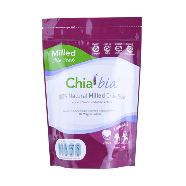 Chauffer la pochette pour les aliments de haute qualité avec un emballage alimentaire Kraft en étain 