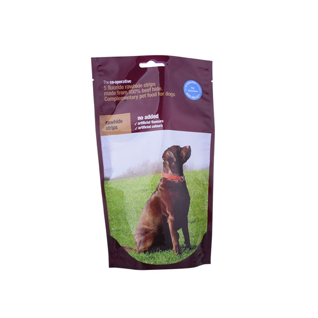 Pack de nourriture pour chiens de bien-être sur le logo personnalisé