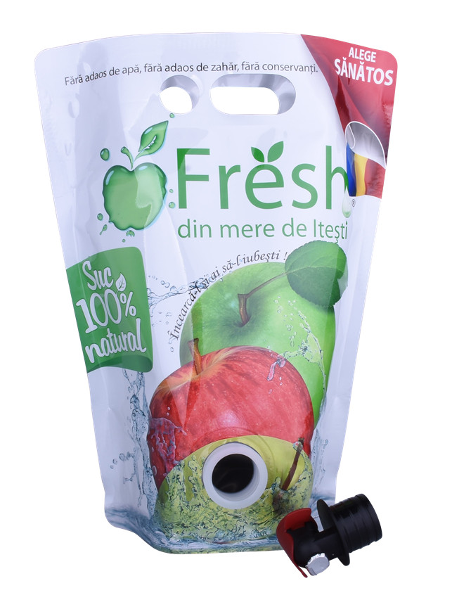 Emballage de vin 2L avec du jus de ruban adhésif imprimé