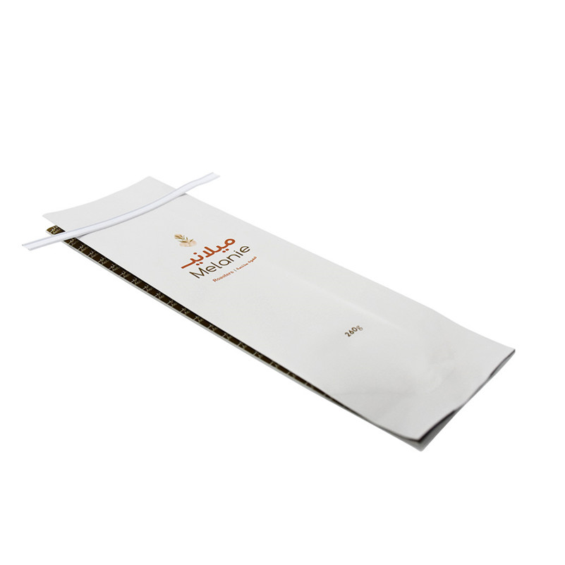 Sac jaune K-Seal Z-Seal de grain de café