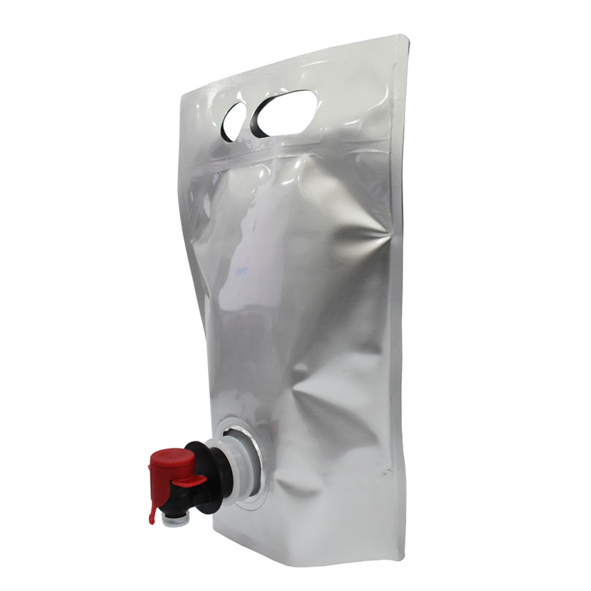 Conception personnalisée imperméable biodégradable stand up pochet emballage imprimé de bière d'emballage de bière