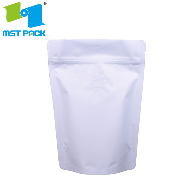 Sac de cellophane transparent sac à compost à café de café sac de grains de café sac en plastique gusset