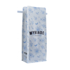 Feuille d'aluminium non imprimé en aluminium reclosable holographic zipper stand up gasting sache 50g coffee sac