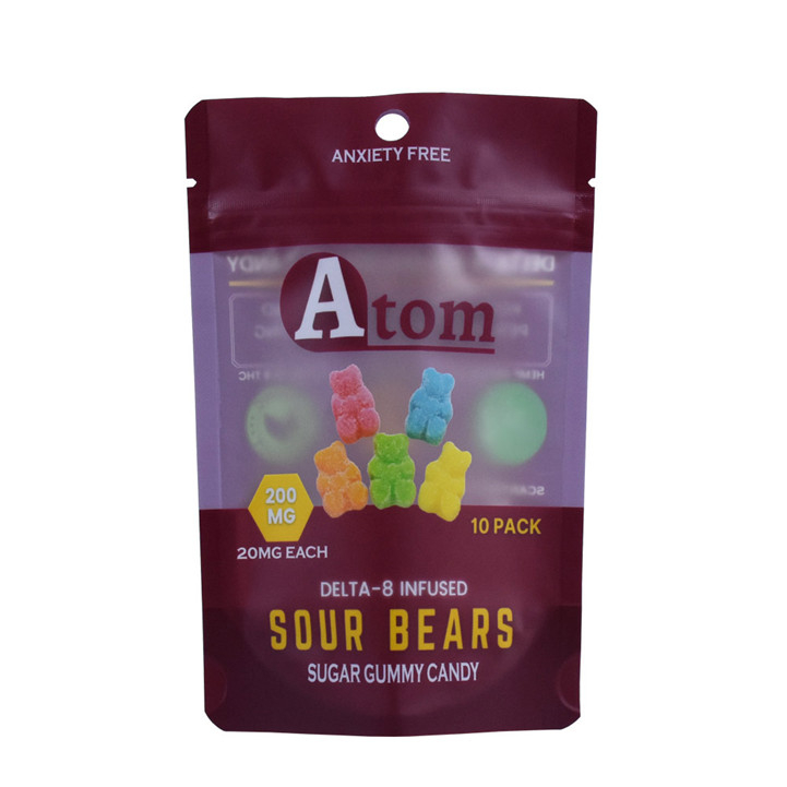 Nouveau papier design Solutions d'emballage durable en sacs de bonbons à canne à sucre conteneurs en gros