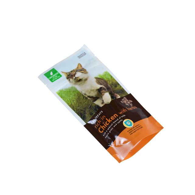 Foil de feuille de feuille de feuille de gousset Définition d'emballage alimentaire pour animaux de compagnie Recyclage des sachets à fond plat