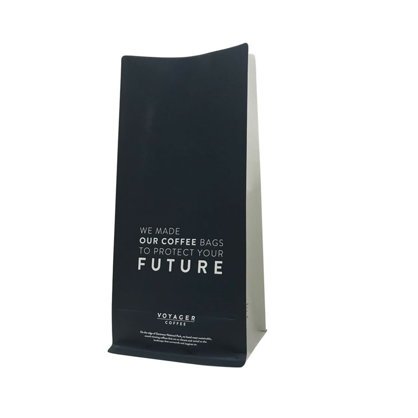 Plastic zip verrouillage facile Déchirure Bio Compostable Emballage Clear Plastic Stand Up Sachets Acheter des sacs de café