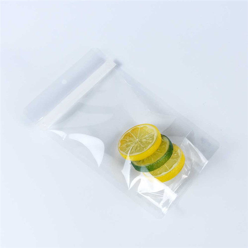 Emballage liquide à compost à résistance à l'humidité sur mesure Transparent stand up sacles de nourriture sacs d'emballage