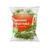 Sac d'emballage vert compostable bioplastique pour salade de légumes avec barrière