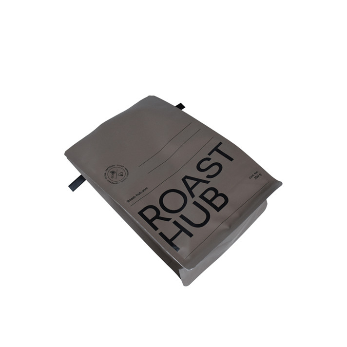 Chauffer Seal Soft Touch Food Ziplock Flat Bottom Coffee Bag Factory