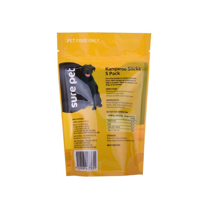 Meilleur prix U Bottom Seal PLA TOP standard Top Sac avec certification DIN