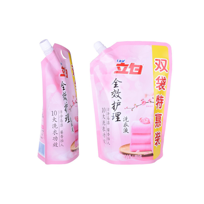 Sceau de chaleur réutilisable à l'épreuve de l'humidité Pagnière debout recyclable avec bec