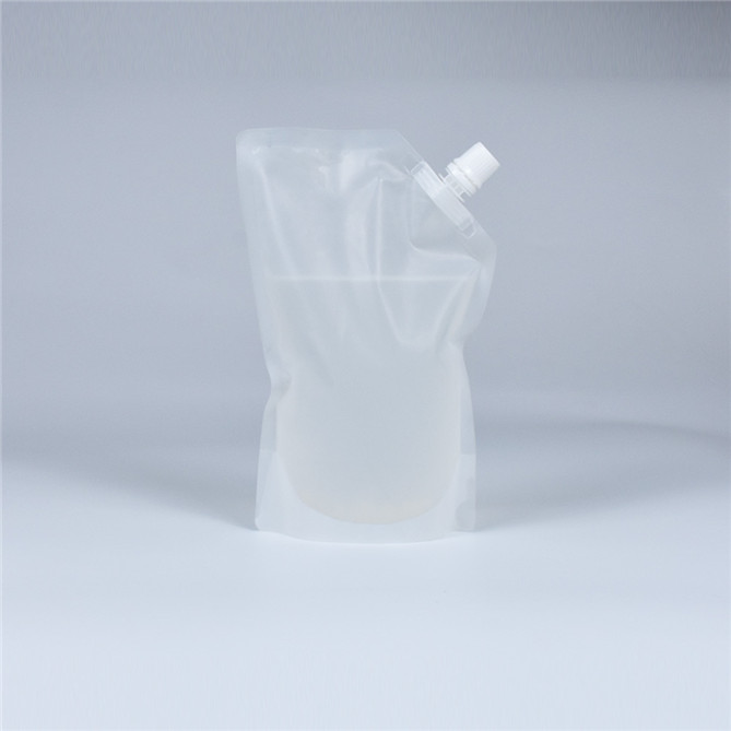Sac à eau claire recyclable avec bec
