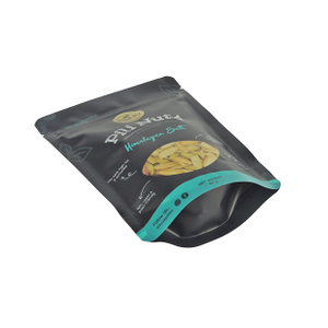 Sac d'emballage de sceau supérieur à imprimerie mate sur mesure pour la nourriture