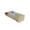Plastique en plastique Small Zip Top Cellophane Gusset Sacs Pouche pour l'emballage de café