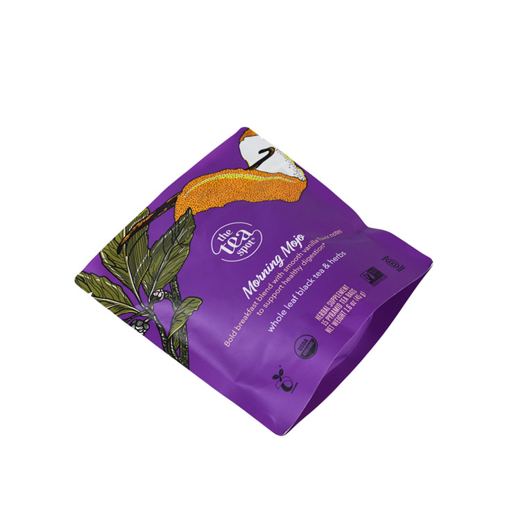 Fabricant d'emballage de poche de recyclage populaire PLA Biodégradable Sacs de thé personnalisés