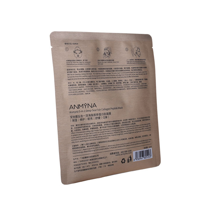 Supproduction en usine Emballage de sachet en papier eco amical standard bon marché