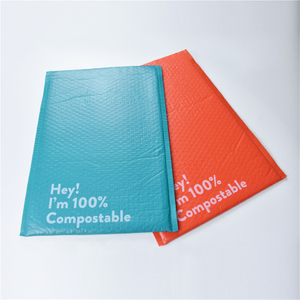 Eco amicalement coloré imprime bonne capacité de phoque sacs de diffusion compostable en gros en gros