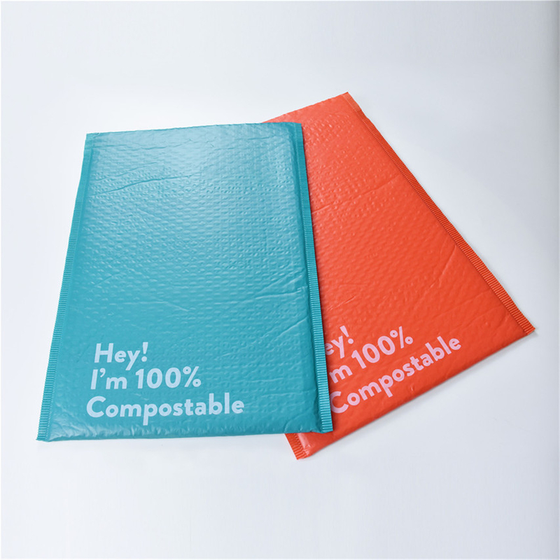 Eco amicalement coloré imprime bonne capacité de phoque sacs de diffusion compostable en gros en gros