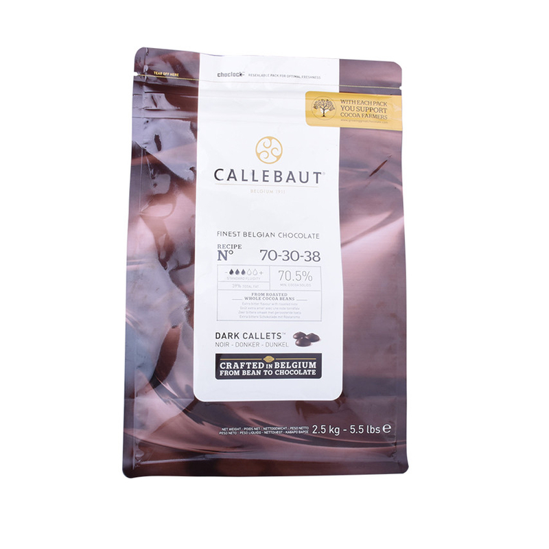 Compostable Production personnalisée Snack Flat Bottom Packaging Materials Sacs Wholesale