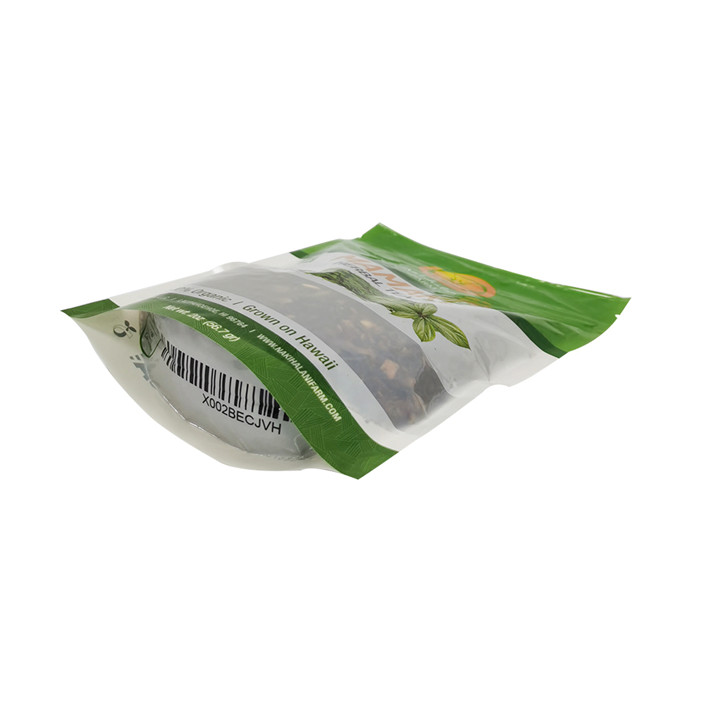 Emballage en plastique Eco BioDepable Eco-Up pour le thé Pouche à glissière