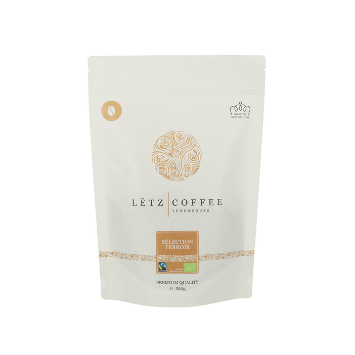 Primpt à imprimé numérique Emballage durable Indonésie 500G Coffee Dypack