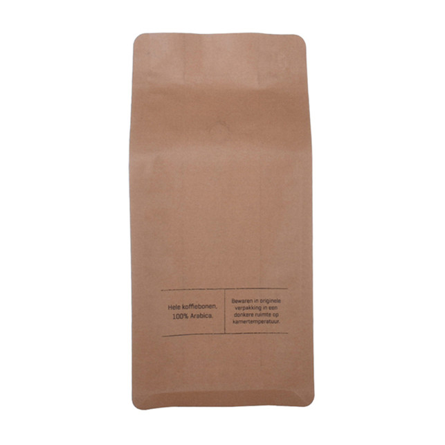 Emballage de café compostable kraft bio 1kg avec valve