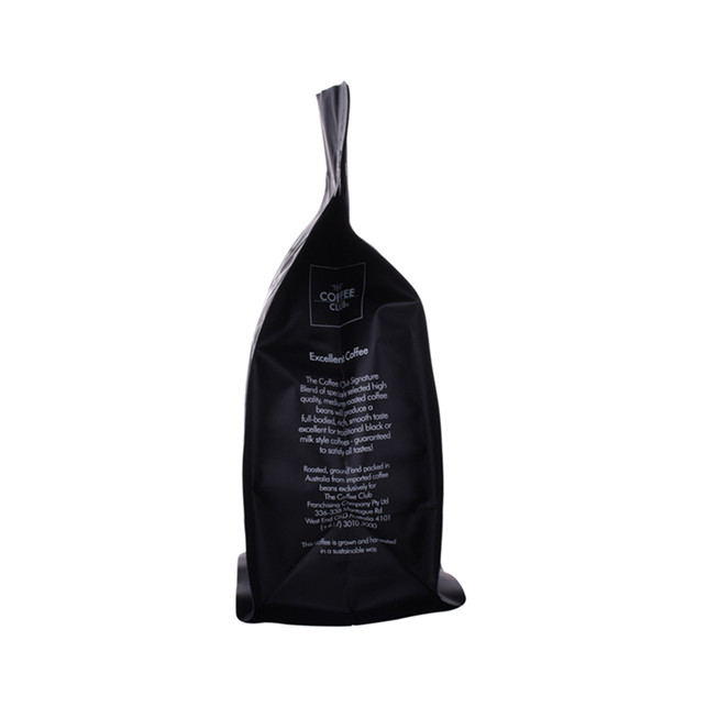 Eco Friendly 250G Cafe Packaging Pouche avec fermeture à glissière de poche 