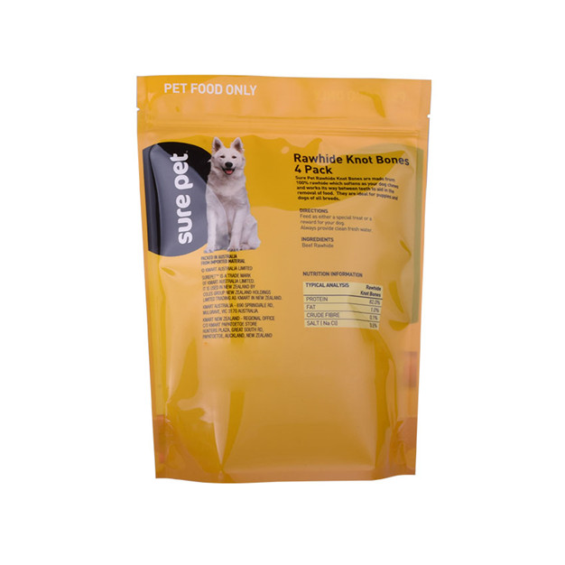 Fonction d'usine Fashion Plastic Food Sacs d'emballage de stand-up ziplock pour la nourriture