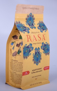 Compostic Café sur personnage Café à fond carré Cadre Kraft Sac Fraterre de sacs de Chine